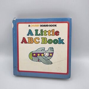 A Little ABC Book ~ A Chubby Board Book‎ Vintage 1980 By Simon & Schuster